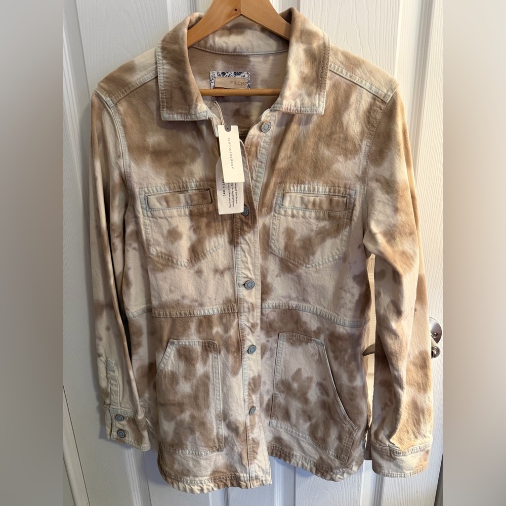 NWT Anthropologie Pilcro Cream and Tan Denim
Jacket Size: S - Picture 4 of 13
